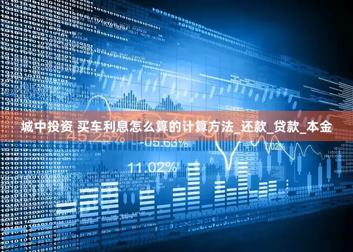 城中投资 买车利息怎么算的计算方法_还款_贷款_本金